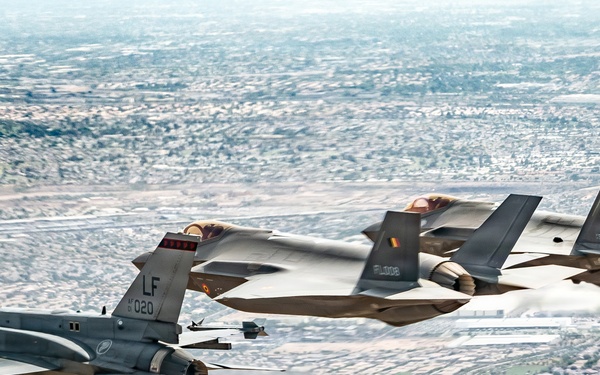 Luke AFB's 7 Squadrons Demonstrate Integrated Airpower