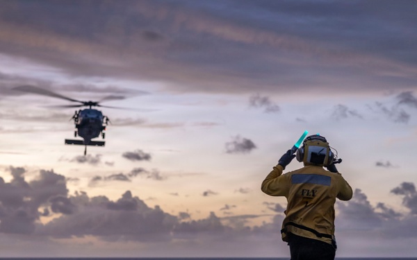 USS Iwo Jima Conducts Flight Operations