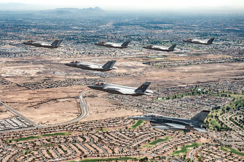 Luke AFB's 7 Squadrons Demonstrate Integrated Airpower