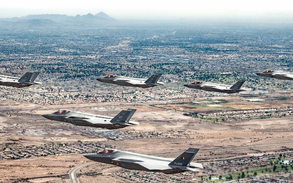 Luke AFB's 7 Squadrons Demonstrate Integrated Airpower