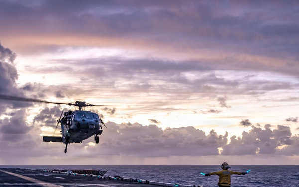 USS Iwo Jima Conducts Flight Operations