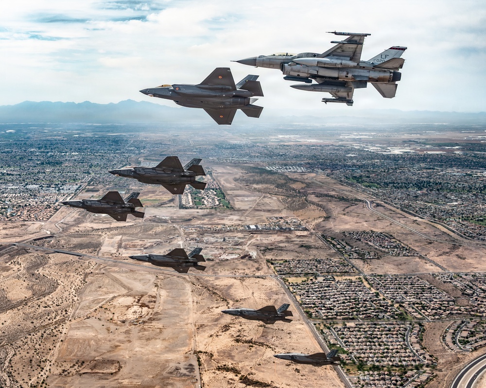 Luke AFB's 7 Squadrons Demonstrate Integrated Airpower