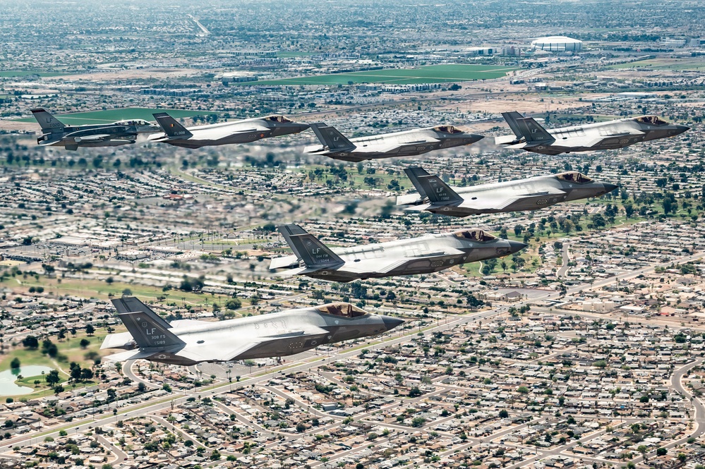 Luke AFB's 7 Squadrons Demonstrate Integrated Airpower