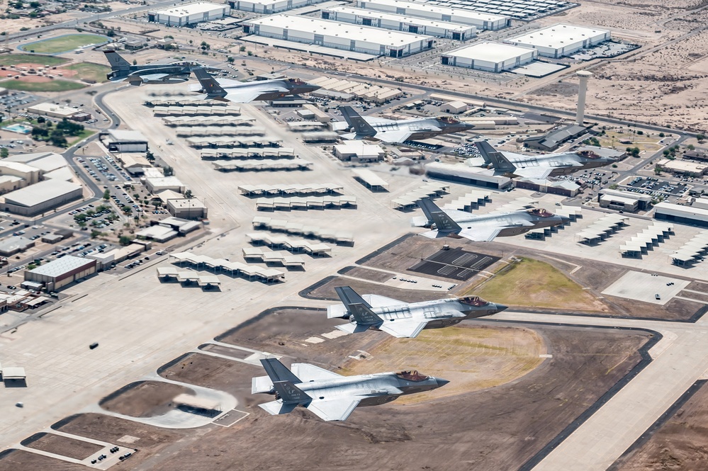 Luke AFB's 7 Squadrons Demonstrate Integrated Airpower