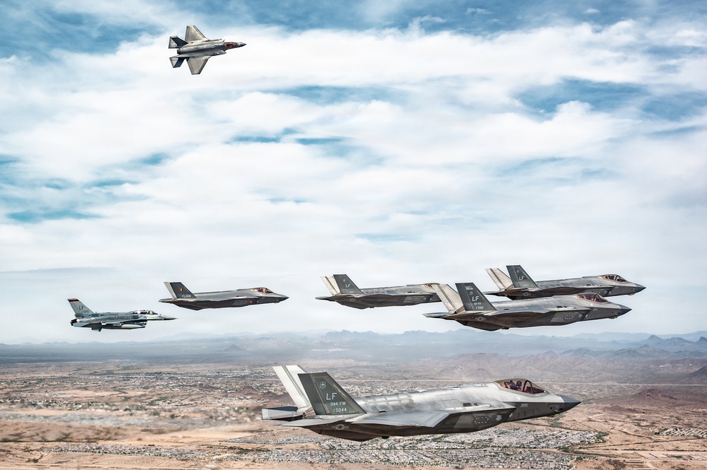 Luke AFB's 7 Squadrons Demonstrate Integrated Airpower