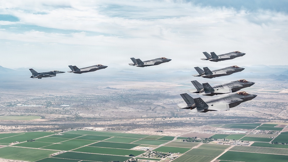 Luke AFB's 7 Squadrons Demonstrate Integrated Airpower
