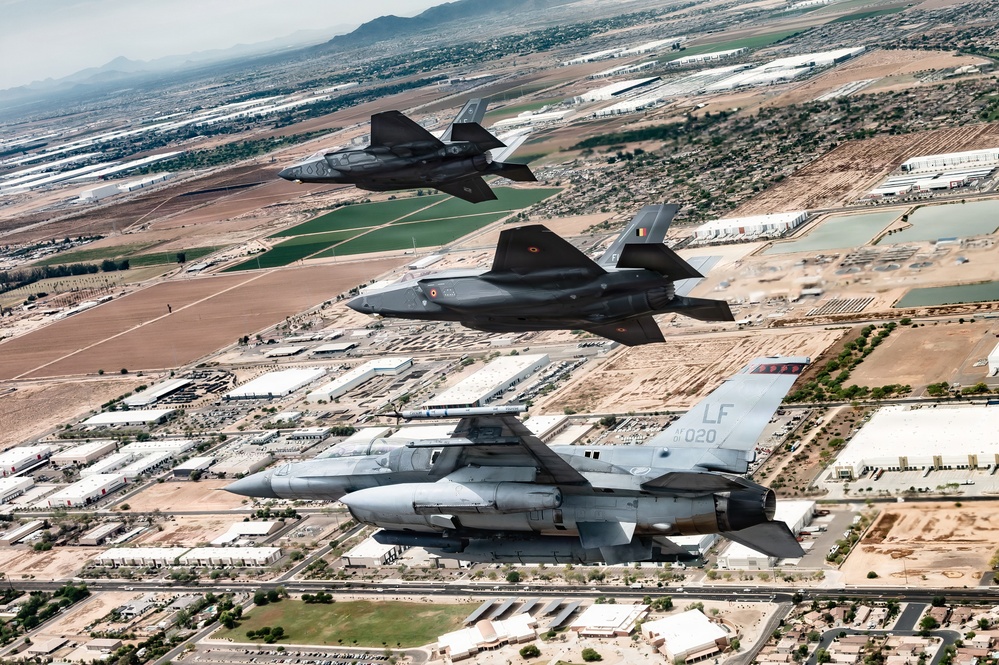 Luke AFB's 7 Squadrons Demonstrate Integrated Airpower