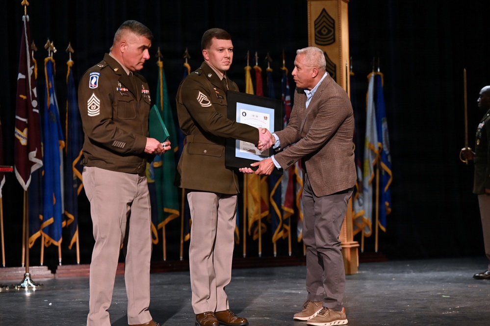 Sgt. Maj. of the Army Leon Van Autreve Chapter of the Sergeant Audio Murphy Club induction ceremony