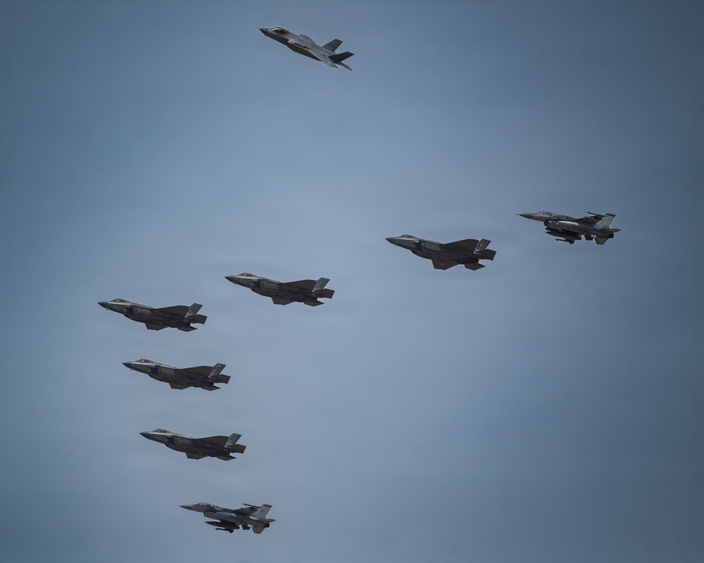 Luke AFB's 7 Squadrons Demonstrate Integrated Airpower