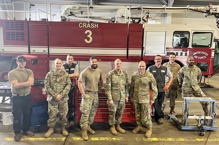 21st LRS Enhances Safety with New Tire Cage at Peterson SFB