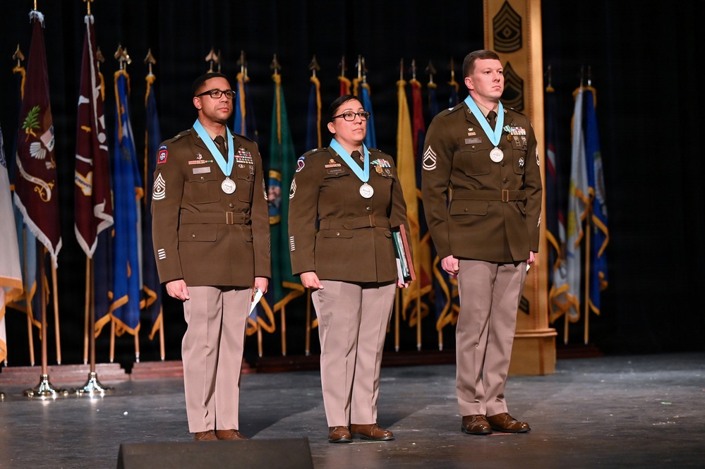 Sgt. Maj. of the Army Leon Van Autreve Chapter of the Sergeant Audio Murphy Club induction ceremony