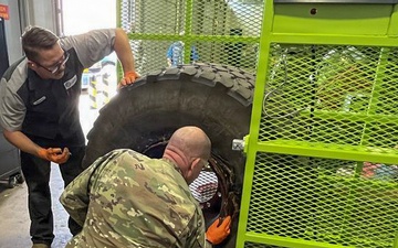 21st LRS Enhances Safety with New Tire Cage at Peterson SFB