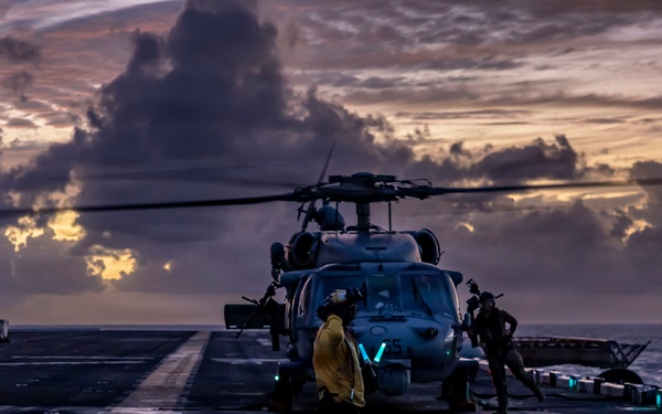 USS Iwo Jima Conducts Flight Operations