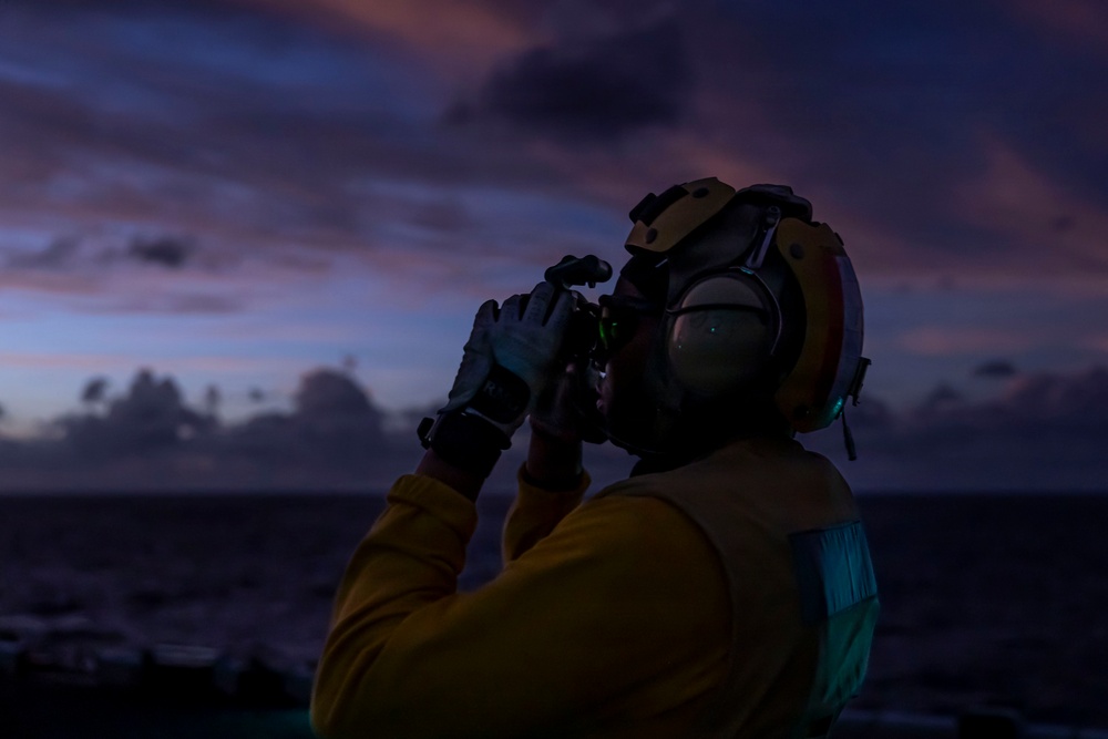 USS Iwo Jima Conducts Flight Operations