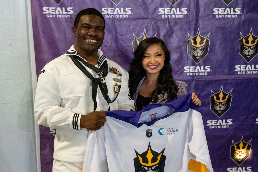 San Diego Seal's Honors Local Recruiter