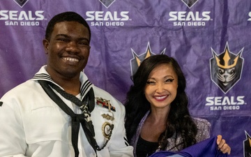 San Diego Seal's Honors Local Recruiter