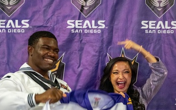 Zero8Hundred and the San Diego Seal's Honor Local Recruiter.