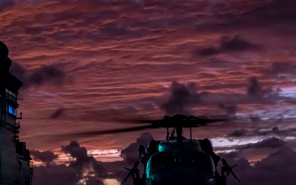 USS Iwo Jima Conducts Flight Operations