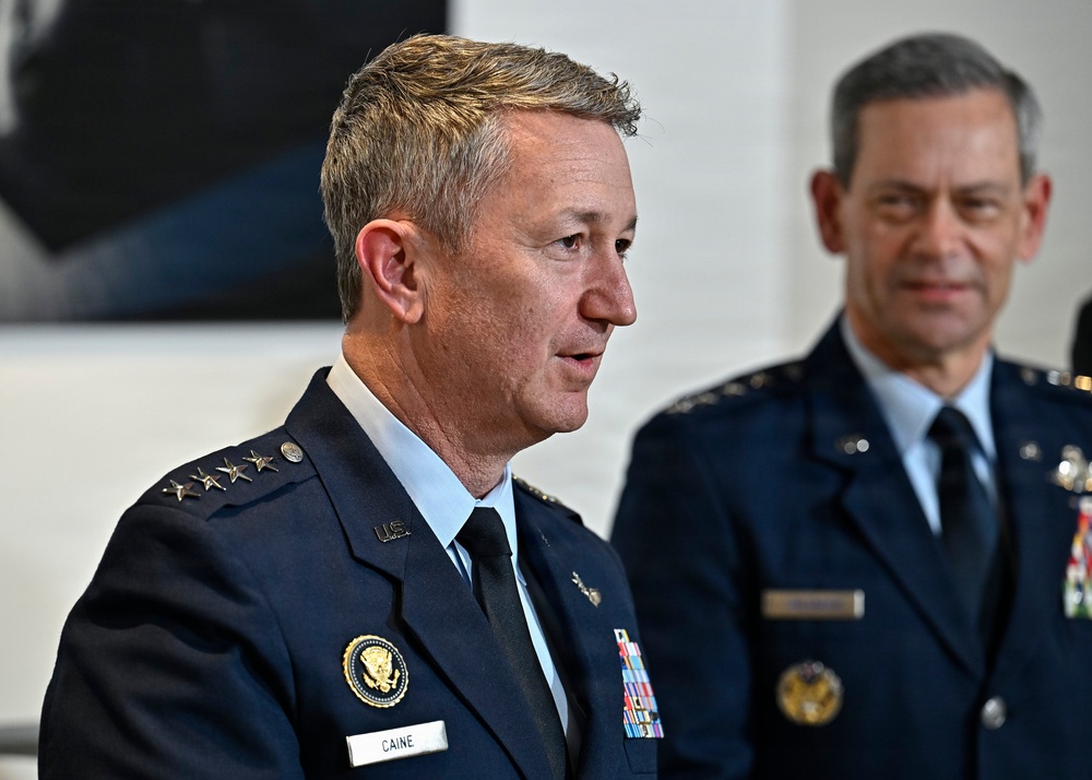 CSAF Wilsbach makes Doolittle Raiders toast