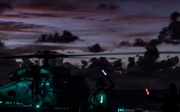 USS Iwo Jima Conducts Flight Operations