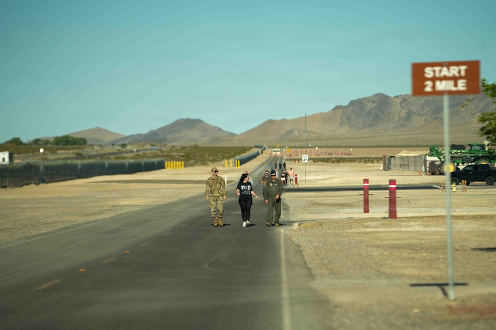 Walk to End Suicide draws Creech Airmen daily