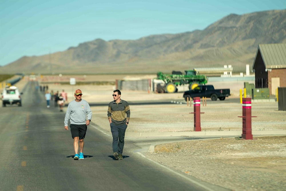 Walk to End Suicide draws Creech Airmen daily