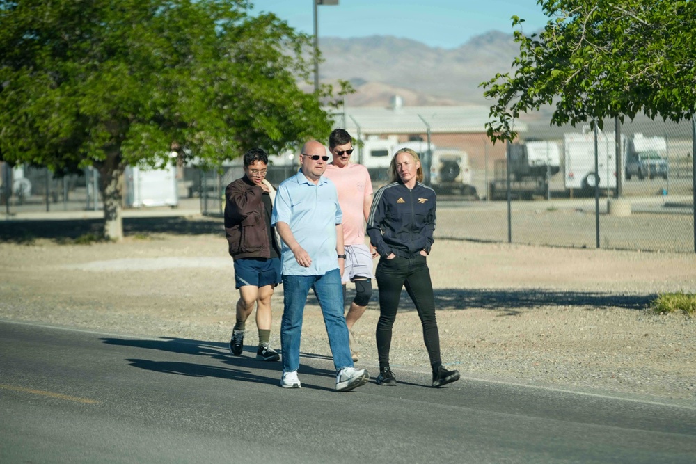 Walk to End Suicide draws Creech Airmen daily