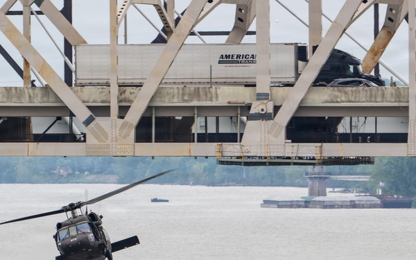 Military aircraft showcase capabilities during Thunder Over Louisville air show