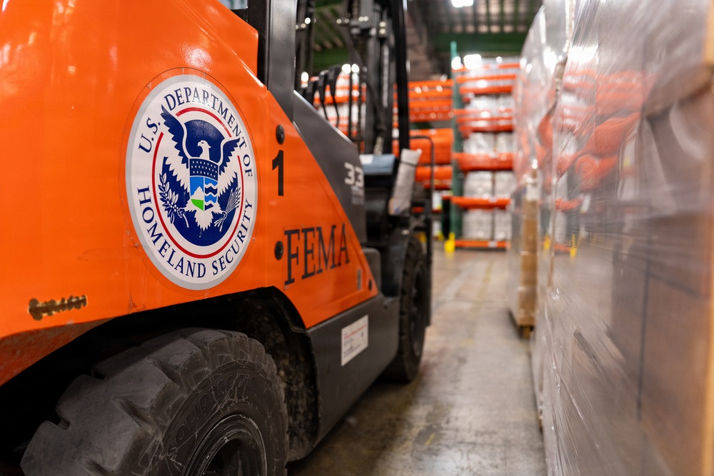 Supplies Ready to Move out of Guam Distribution Center