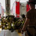 U.S. Army Firefighters conduct downed firefighter rescue training