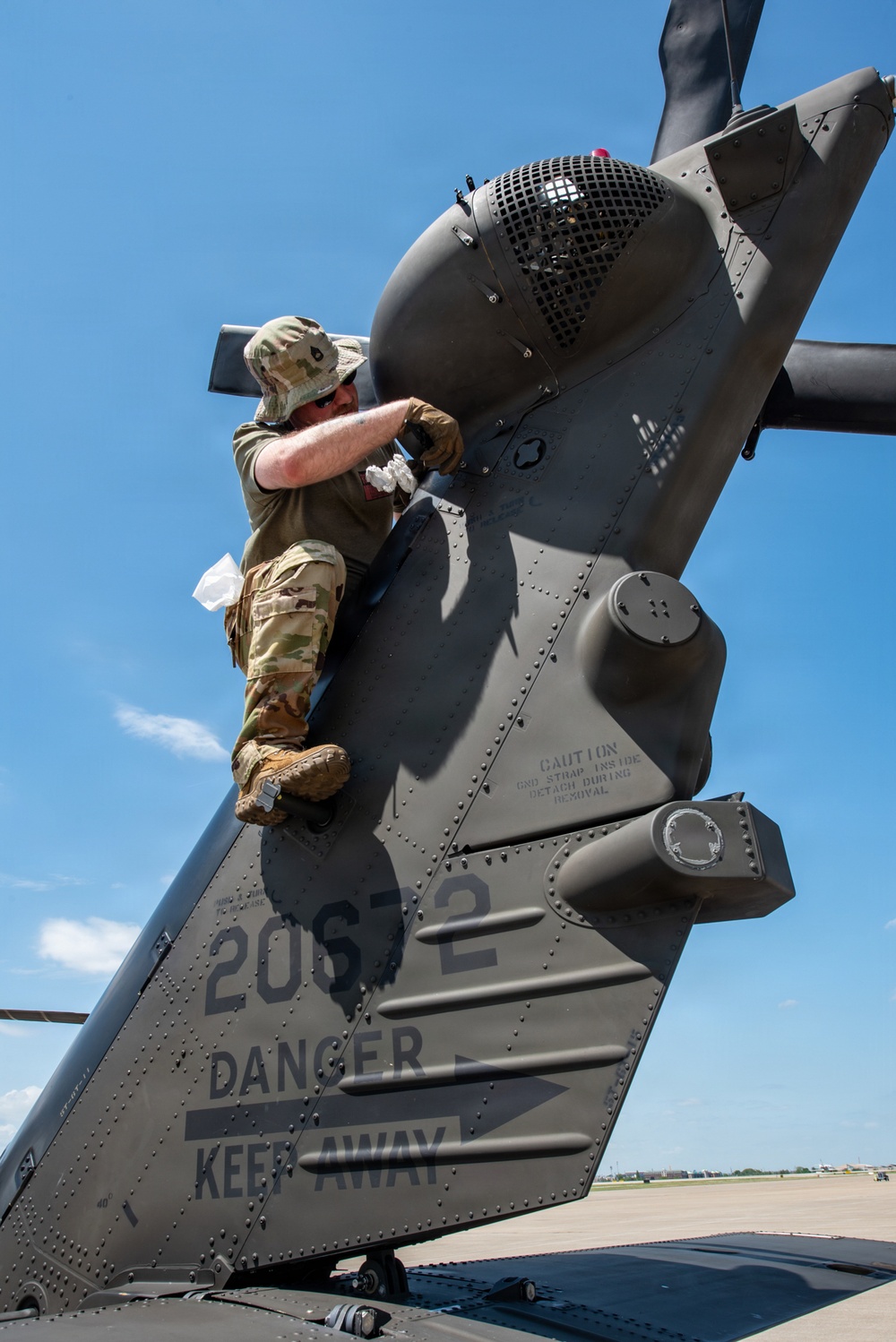 Military aircraft practice at Kentucky Air Guard Base for Thunder Over Louisville air show