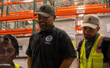 Supplies Ready to Move out of Guam Distribution Center