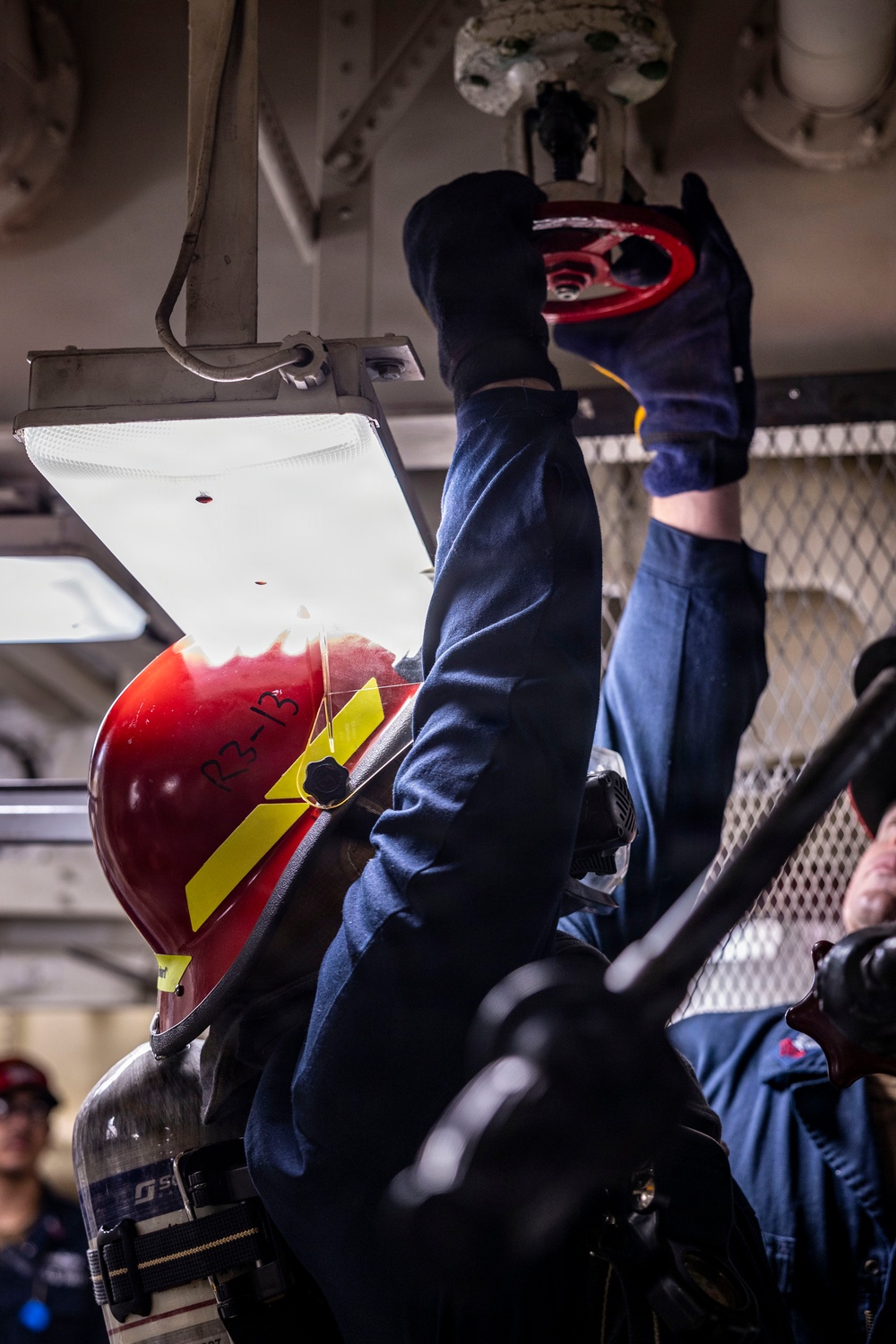 USS Iwo Jima Conducts Damage Control Training