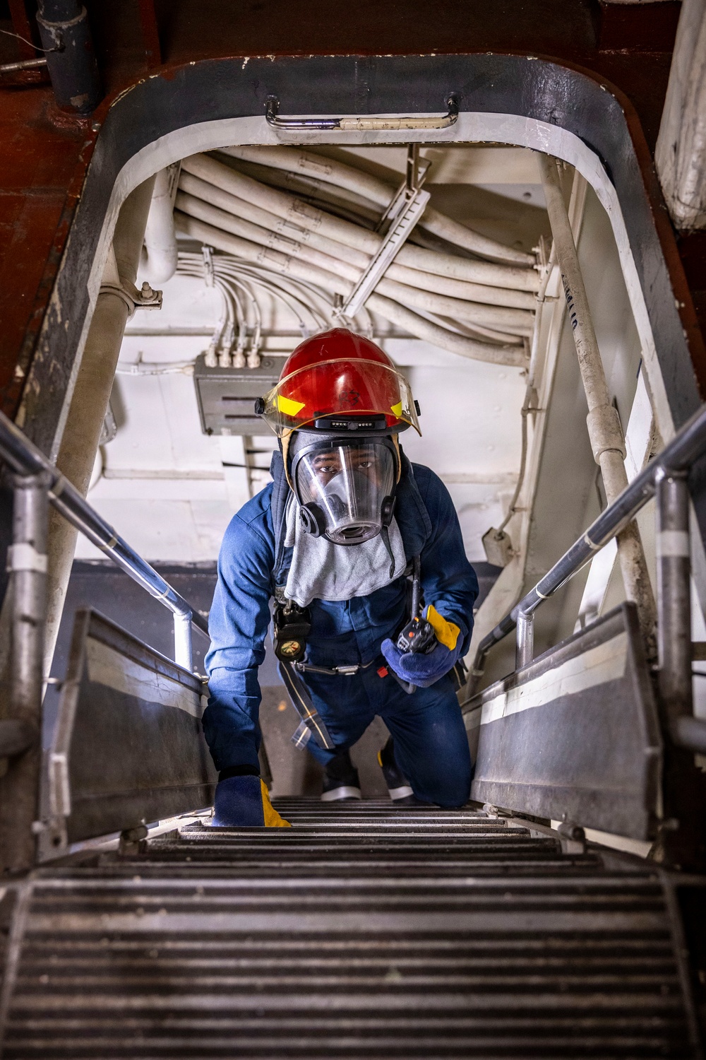 USS Iwo Jima Conducts Damage Control Training