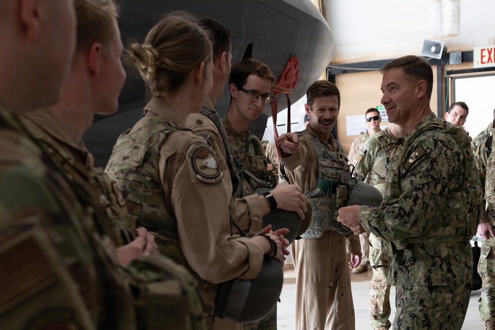 CENTCOM commander visits troops in the Middle East