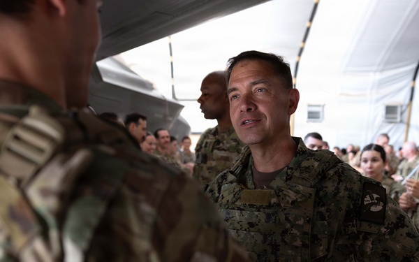 CENTCOM commander visits troops in the Middle East