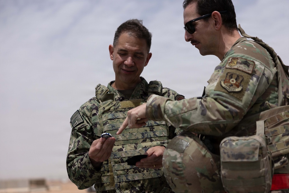 CENTCOM commander visits troops in the Middle East