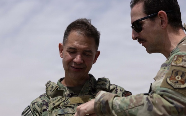 CENTCOM commander visits troops in the Middle East
