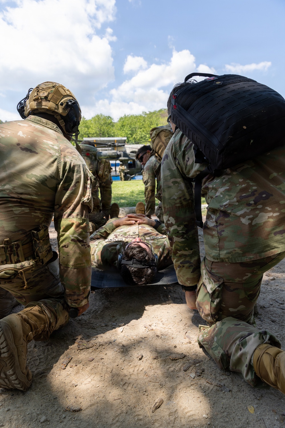 Soldiers conduct Medical Evacuation Training during CENTAM Guardian 26