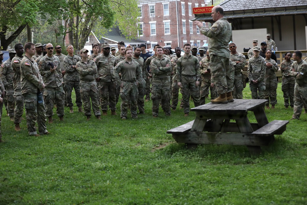 Maryland Army National Guard soldiers take on Norwegian Foot March
