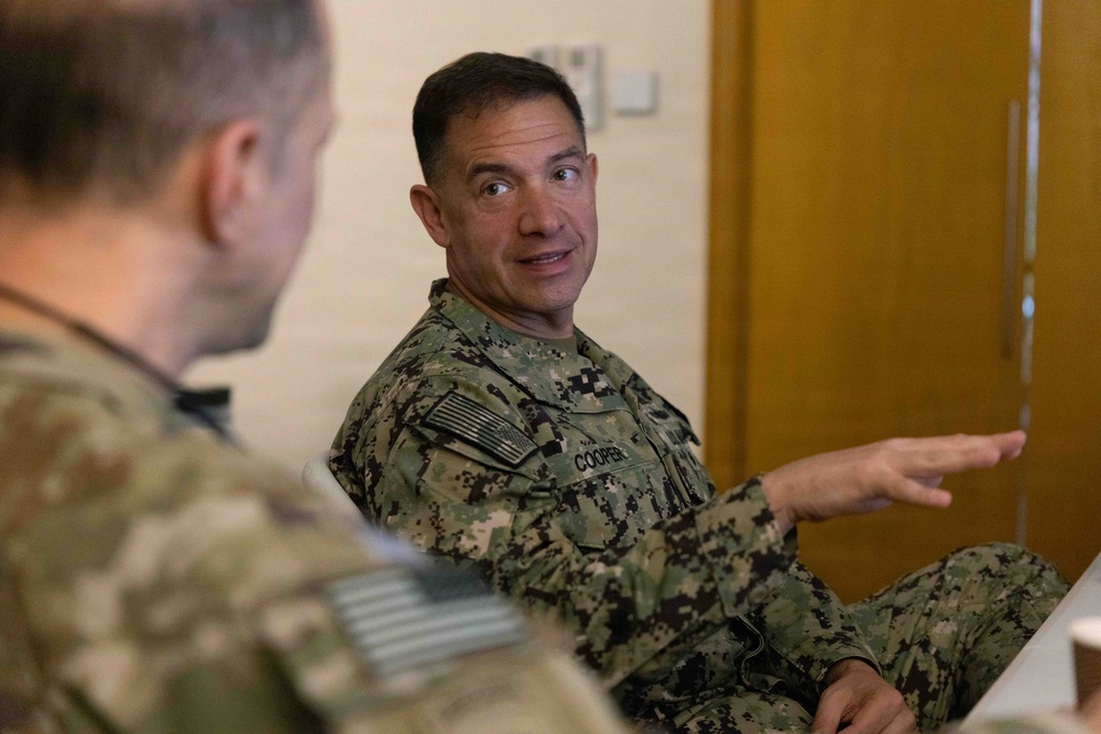 CENTCOM commander visits troops in the Middle East