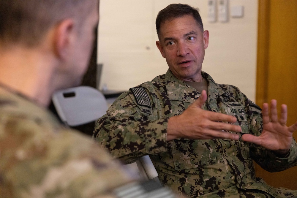 CENTCOM commander visits troops in the Middle East