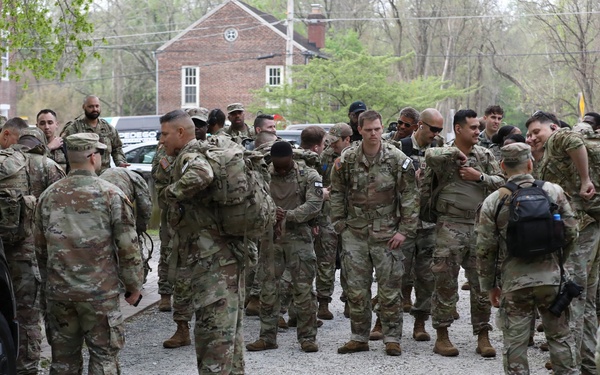 Maryland Army National Guard soldiers take on Norwegian Foot March