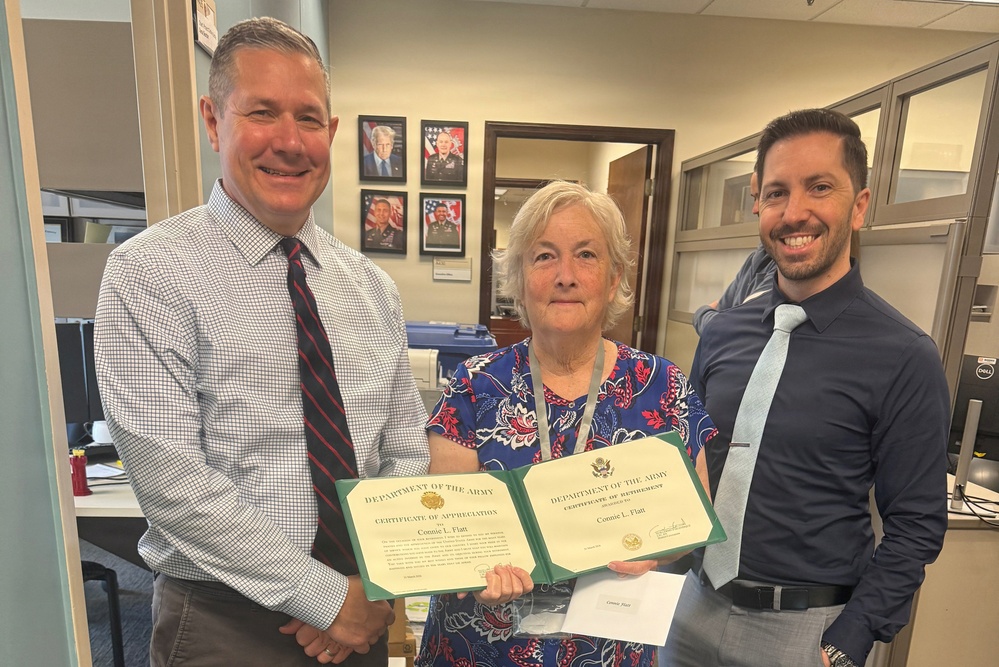 From typewriters to AI, Connie Flatt marks 46 years of service and innovation