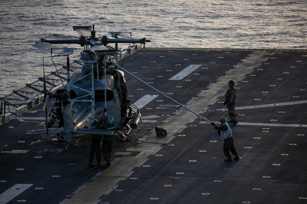 USS Tripoli (LHA 7) Conducts Daily Operations