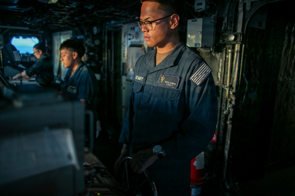USS Tripoli (LHA 7) Conducts Daily Operations