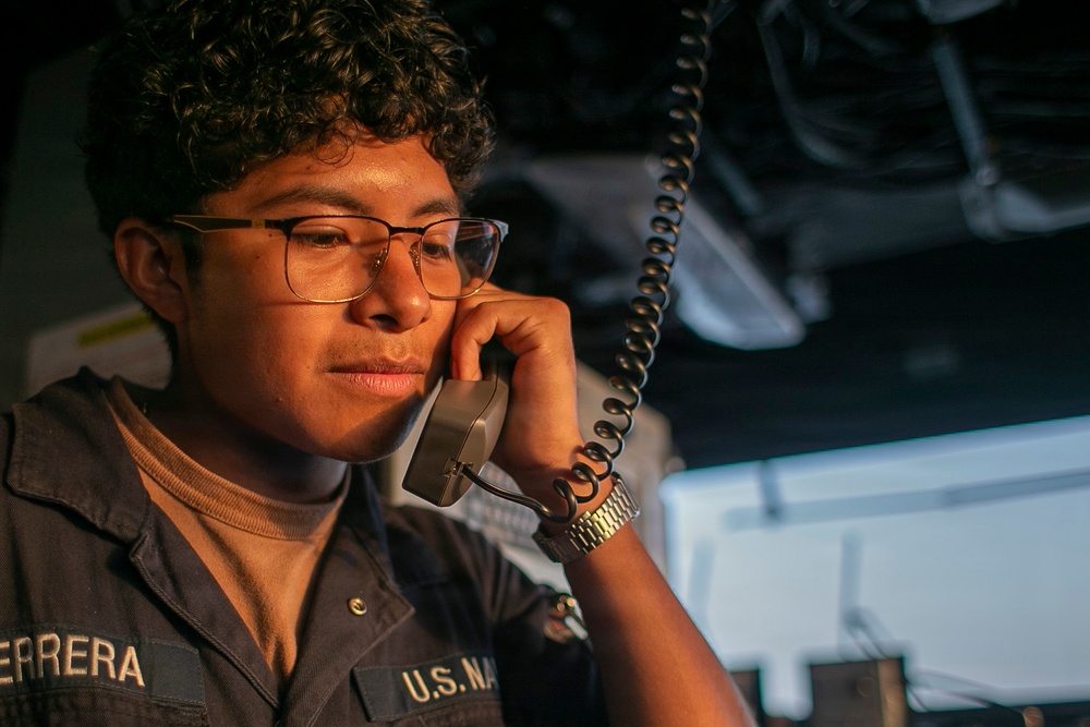 USS Tripoli (LHA 7) Conducts Daily Operations