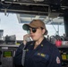USS Iwo Jima Sailors In the Pilot House