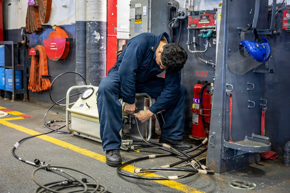 USS Iwo Jima Conducts Daily Operations