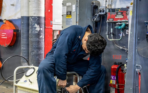 USS Iwo Jima Conducts Daily Operations